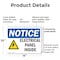 Signmission Electrical Panel Inside, 14 in W x Rectangle, Plastic OS-2PACK-NS-P-1014-L-11669 - alternate 6